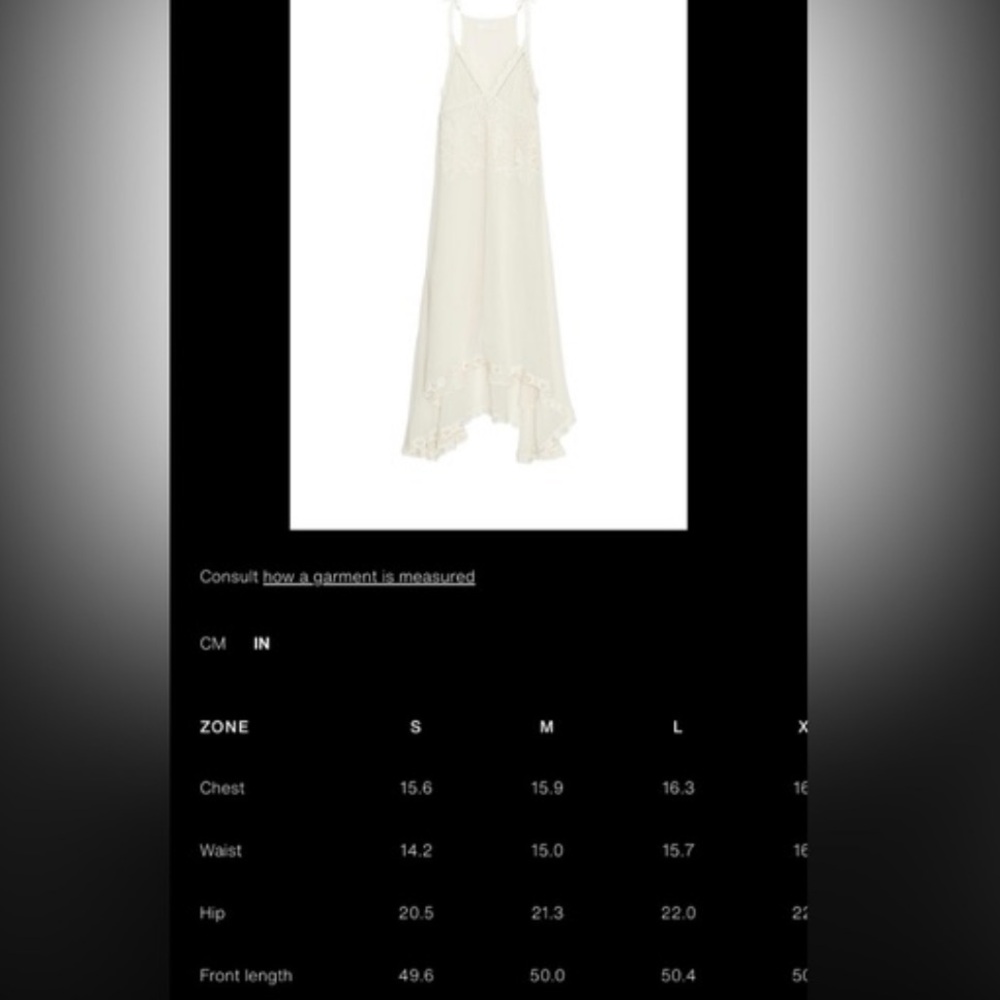 Zara NWT asymmetric crochet dress ecru ZW Collection 5107/276 - Picture 9 of 12